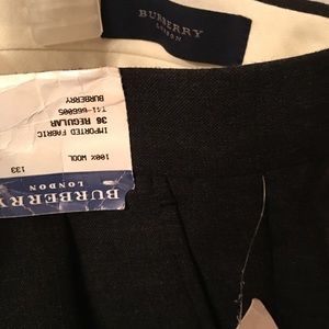 Burberry men’s wool black pants size 36